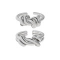 wholesale S925 sterling silver Korean-style Instagram minimalist heavy work multi-layer ring for women-0-4