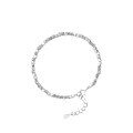 wholesale 925 Sterling Silver Versatile Crushed Silver Bracelet for Women Wholesale ODM Custom Brand Private Label Trendy Crushed Silver Bracelet-0-4