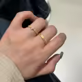 wholesale S925 Sterling Silver Vintage Brushed Single Diamond Ring Minimalist Band Light Luxury Versatile Exquisite Unique Couple Matching Rings Diamond Wedding Ring-0-4