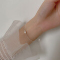 wholesale S925 Silver Japanese-style Single Diamond Bracelet for Women, Unique Student Accessory S3982-0-1