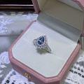 S925 Sterling Silver Spinel Ring, Women's Light Luxury Minimalist Original Design-0-1