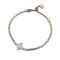 wholesale 925 Silver Double-Sided Four-Pointed Star Bracelet, Zhifan Jewelry Live Stream New Style, Fashionable and Versatile, Ins Style Light Luxury Everyday Piece-0-4