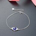 wholesale S925 Silver Minimalist Korean Japanese Small Designer Eye Drip Oil Hand Chain Wholesale for Women-0-5