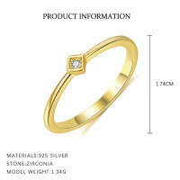 wholesale Metal Butterfly Necklace, Cross-border Women's Ins Style, Color Resin Drop, Turquoise Ring Set-K2079, White Zirconium, 18K Yellow Plating, Swimming Paint, Palladium Base, US Size 7# &gt; 925 Silver