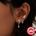 wholesale 925 Sterling Silver New Hot-selling Earring Set for Women,-0-1