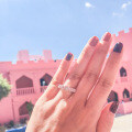S925 Silver 5-Row Zirconia Inlaid Fashion Stackable Ring Wholesale, Clearance-0-1