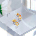 wholesale Silver14K Gold Japanese Retro Luxury Australian Opal Necklace/Earrings Ring Set-0-3