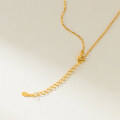 wholesale S925 Silver Na Lan Fresh Sweet Ins Style Niche Design Exquisite Minimalist Lucky Bag Bead Necklace Y02087-0-4