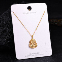 Sterling Silver Gilded Diamond-Cross Pikaxiou Pendant Necklace-S925 Sterling Silver YD2-0026 925 Silver