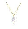 Sterling Silver Pigeon Egg Moissanite Waterdrop Heart Pendant Necklace, 1-2 Carat, Women's Setting Wholesale-0-6
