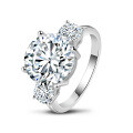 S925 Silver Pigeon Egg Topaz Ring, Sky Blue, Clearance Sale with Free Shipping-0-23