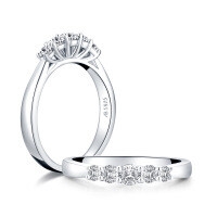 S925 Sterling Silver Square Zircon Ring, Cross-border Supply, Flashy & Minimalist Style-Style C [Clearance Sale with Free Shipping]  US Size 8