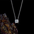 S925 Sterling Silver Moissanite Bull Head Necklace, Hypoallergenic and Tarnish-Resistant-0-1