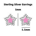 wholesale Metal: S925 Sterling Silver Cute Star Ear Studs For Women, High-end Sense, Sweet, Ins Style, Popular Luxury Sterling Silver Earrings, Adorable-0-5