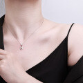 Metal Hollow Pig Nose Necklace, Women's 2025 New Ins Trendy Minimalist Collarbone Chain-0-2