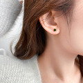 wholesale 925 Sterling Silver Green Enamel Stud Earrings For Women-0-2