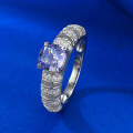 wholesale S925 purple high-carbon diamond ring, fully set with 6*6, available for live broadcast drop shipping-0-2