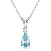 S925 Sterling Silver Zircon Necklace, Minimalist and Luxurious Pendant.-Style R [Clearance Sale with Free Shipping]  925 Silver