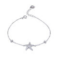 wholesale S925 Sterling Silver Summer Fresh Starfish Bracelet, Niche Design Minimalist Women's Jewelry Cross-Border New Accessory for Dropshipping-0-4