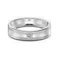 wholesale S925 Sterling Silver INS Style New Ring for Women, Minimalist Circle Diamond Accent Design, Versatile and High-End Thick Band-0-4
