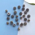 wholesale S925 Silver Azure Dragon, White Tiger, Vermilion Bird, Black Tortoise Round Spacer Beads Square Candy Spacer Beads DIY Bracelet Crystal Bead Accessories-0-4