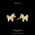 S925 Silver Hip-Hop Style Stud Earrings, Luxe Cross-Border New Arrival-0-5