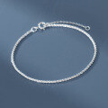 wholesale S925 Sterling Silver Sparkling Galaxy Snowflake Bracelet with All-Match Design for Daily Wear S6972-0-4