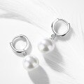 wholesale S925 Sterling Silver Pearl Earrings for Women, Ear Clips, Minimalist and Exquisite Ear Drops, Light Luxury Advanced Sensibility, No-Piercing Ear Accessories, Niche-0-3