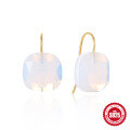 wholesale S925 Sterling Silver Luxury Sparkling Crystal Ear Hooks,。-0-8