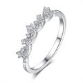 S925 Sterling Silver Hip-hop Crown Ring with Moissanite for Women-0-3
