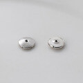 wholesale S925 Silver Earring Backs Anti-Lost Silver Ear Caps Silver Ear Backs Silver Ear Clips Silver Flying Saucer Ear Stoppers T0100-0-2