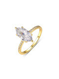 wholesale S925 Silver Marquise Moissanite Ring, Independent Website Best-Selling Minimalist Classic Moissanite Band-0-5