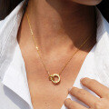 14K Gold Plated 925 Silver Moissanite Roman Numeral Pendant Necklace for Women Cross-border Dropshipping-0-0