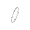 wholesale 999 Sterling Silver Lucky Solid Adjustable Bangle Bracelet for Young Women, New Summer Style-0-4