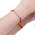 wholesale S925 Sterling Silver Adjustable Single-Row Red Rope Lucky Bracelet for Couples and Best Friends, Mu Jing Jewelry New Design-0-4
