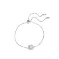 wholesale Metal S925 Sterling Silver Moissanite Hairyui Bracelet Simple Pull-Out Design Niche Versatile Adjustable Hand Jewelry for Women-0-6