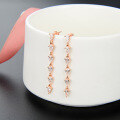 wholesale [S925 Sterling Silver] Ladies', Korean Style Diamond Inlaid Earrings, Elegant and Chic Long Drop Earrings-0-0