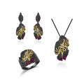 wholesale S925 silver designer high-end gemstone earrings, Georgian-inspired style, natural rose garnet drop earrings-0-3