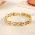 wholesale S925 Sterling Silver Full Pave Moissanite Bracelet for Women, Minimalist and Versatile Luxury Style, Hot-Selling Cross-Border Amazon Ready Stock-0-2