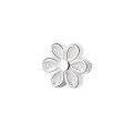 wholesale S925 Sterling Silver Floral Petal Fresh and Cute DIY Bracelet Stringing Material Pendant Accessories Wholesale-0-4