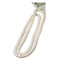 wholesale Metal material natural white bodhi seed round bead spacer bead, star and moon vajra matching bead handmade DIY beading cultured accessory tassel ornament-0-4