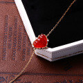 wholesale 925 Silver Jewelry Custom Order Drop Shipping from Japan and Korea, Natural Agate Personalized Vintage Heart-shaped Bracelet for Women-0-3