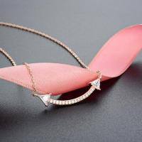 wholesale S925 Silver Korean Dongdaemun Women's Necklace, Instagram Style Starry Sky Arrow Pendant Fashion Elegant Silver Jewelry-Necklace 925 Silver