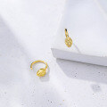 wholesale S925 Sterling Silver C-shaped Snake Ear Hook Earring,-0-2