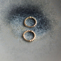 wholesale 9K Gold Korean K Gold Wholesale Department 375 Pure Gold Bean Earrings, Ear Cartilage Stud, Korean Style, Elegant and Fashionable-9K per price