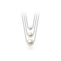 wholesale S925 Sterling Silver Single Shell Pearl Synthetic Pearl Pendant Niche Design Internet-Famous Live Broadcast Cute Collarbone Chain D7461-0-4