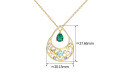 wholesale S925 silver gold-plated necklace pendant collection, Dunli clearance special offer-0-6