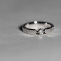 wholesale S925 Sterling Silver INS Popular Women's Ring, Small and Exquisite, Advanced and Minimalist Zircon Silver Jewelry, Couple's Matching Ring, Wedding Jewelry-0-3