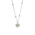 wholesale S925 Sterling Silver Korean Version Ins Small Heart Bead Chain Women's Collarbone Necklace-0-4