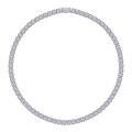 Metal Square Ice Cuban Chain Necklace Custom Processing-0-3
